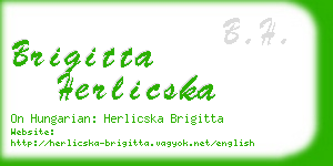 brigitta herlicska business card